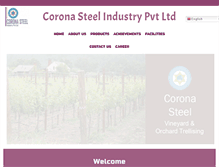 Tablet Screenshot of coronaind.com